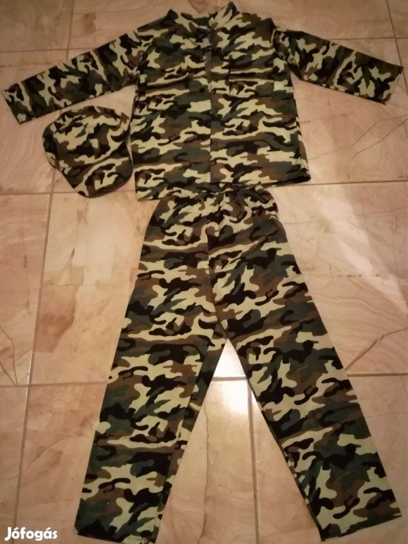Új 9 részes katona gyerek jelmez katonai ruha