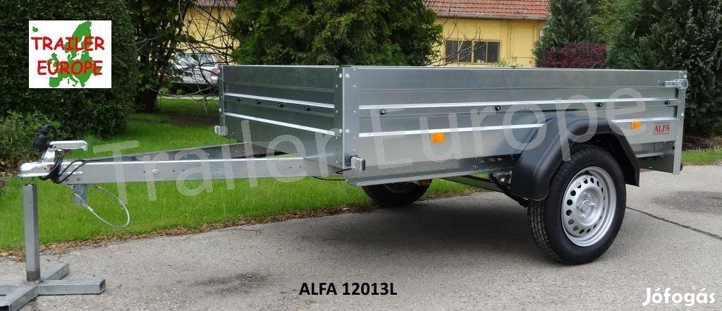 Új ALFA fék nélküli utánfutó pótkocsi