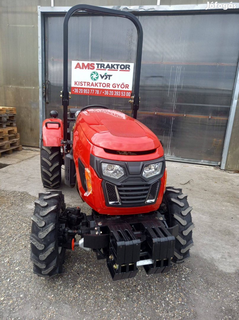 Új AMS344 összkerekes, négyhengeres, szervokormányos, 35 Le traktor