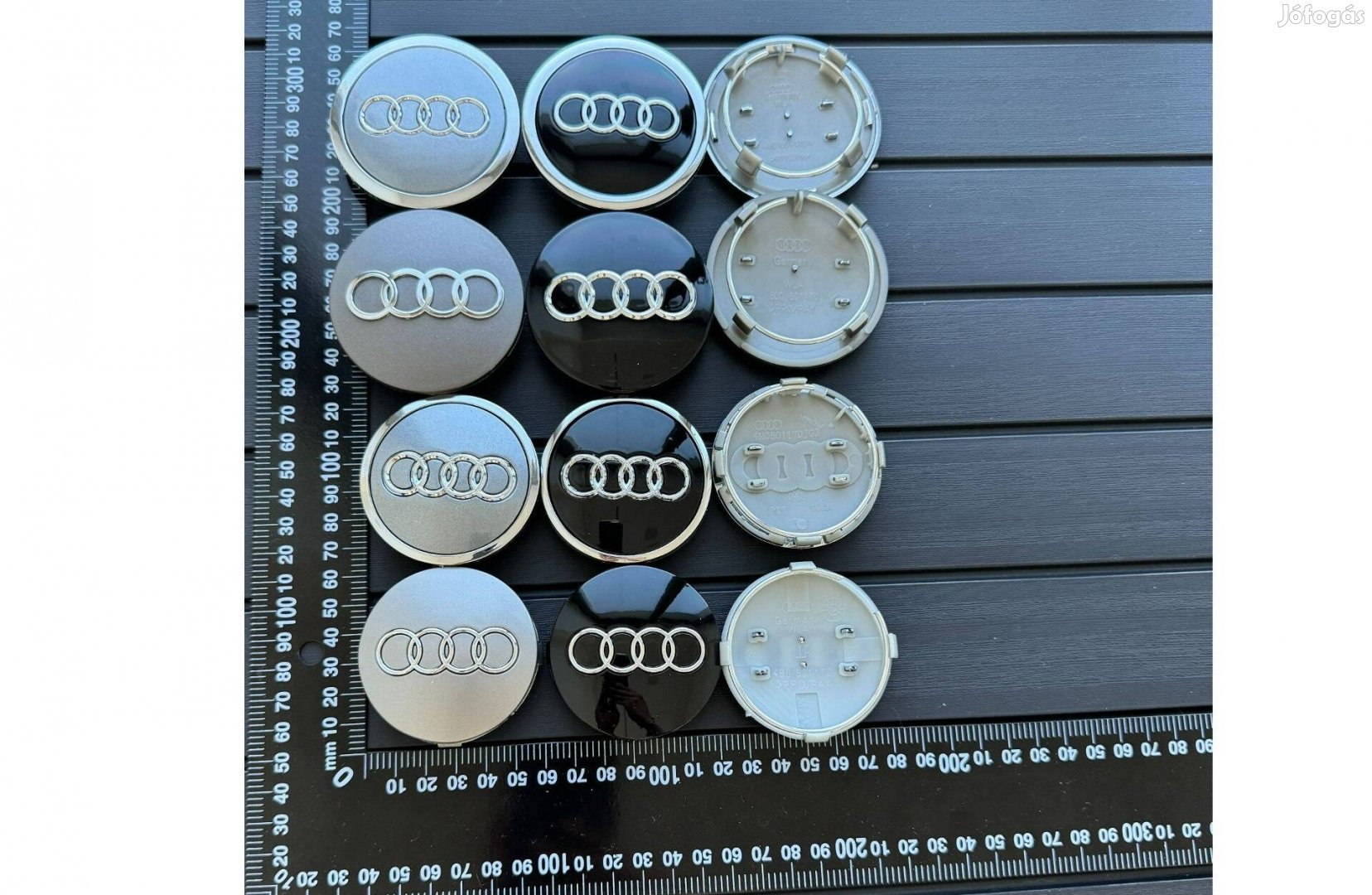 Új AUDI 60mm 61mm 68mm 69mm Felni Alufelni Kupak Felnikupak Felniközép