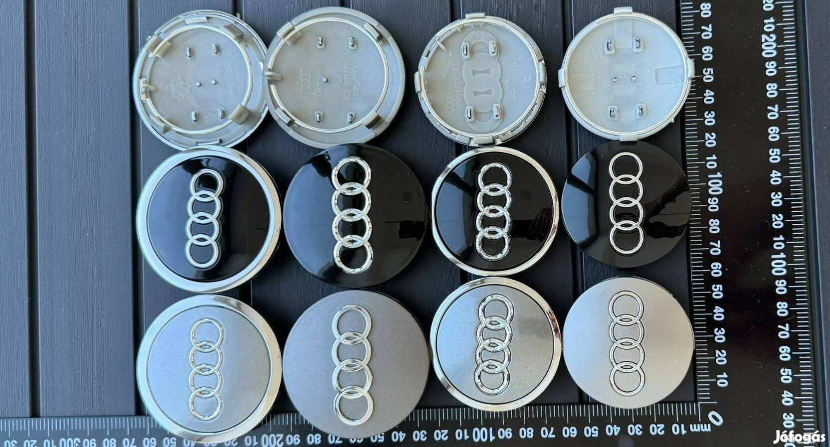 Új AUDI 60mm 61mm 68mm 69mm Felni Alufelni Kupak Felnikupak Felniközép