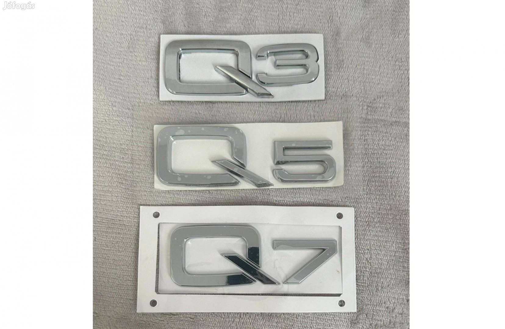 Új AUDI Q2 Q3 Q5 Q7 Csomagtartó JEL Logo Embléma Felirat Matrica