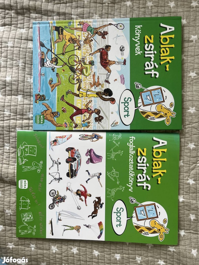 Új Ablakzsiráf sport könyvfoglalkoztató