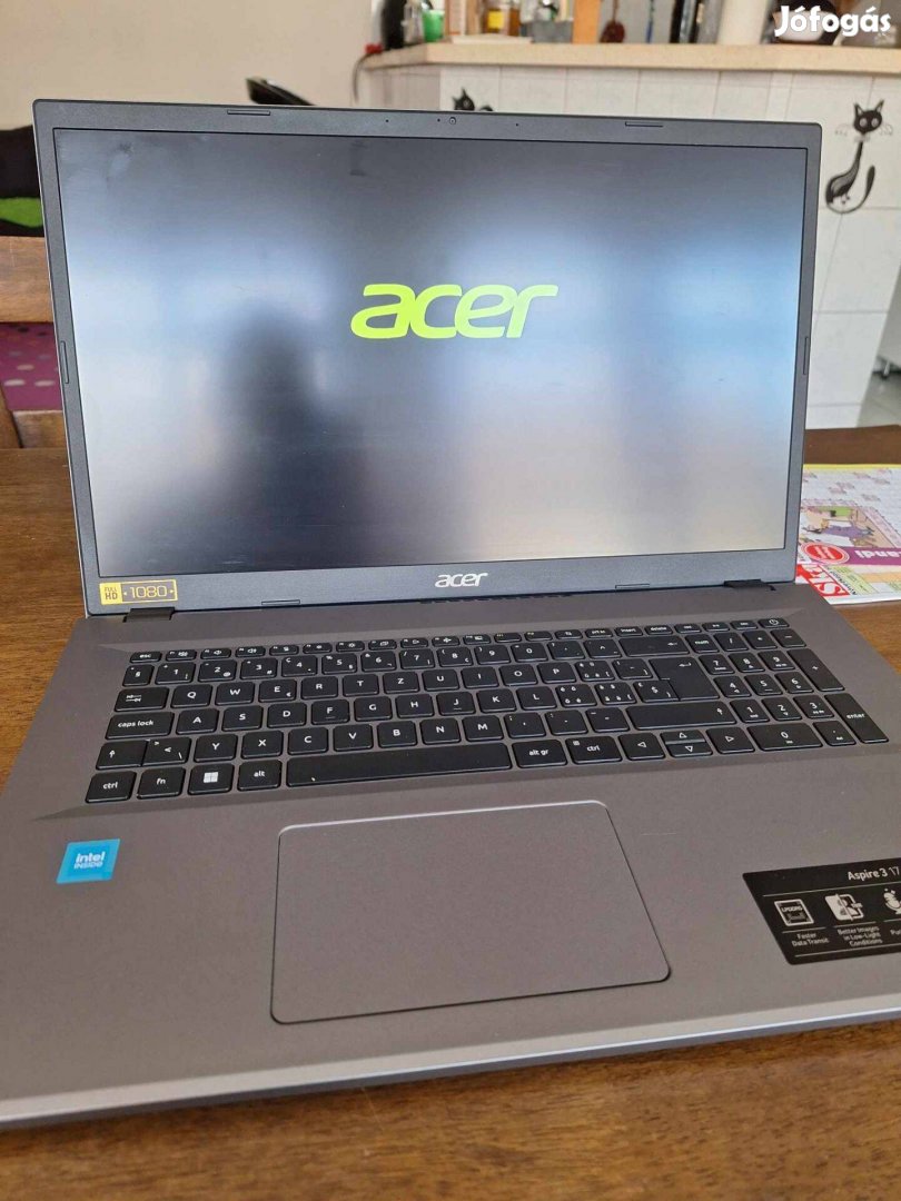 Új Acer 3 17 Full hd 8gb ddr5 512gb ssd