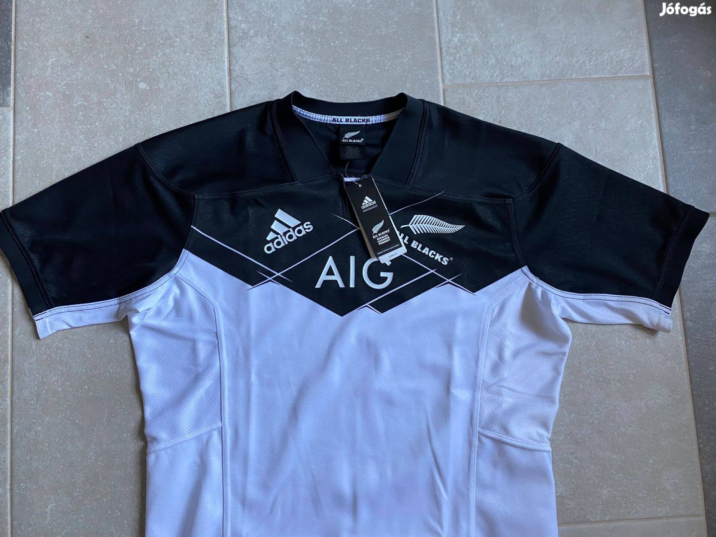 Új Adidas All Blacks férfi rugby mez/rögbimez, XL