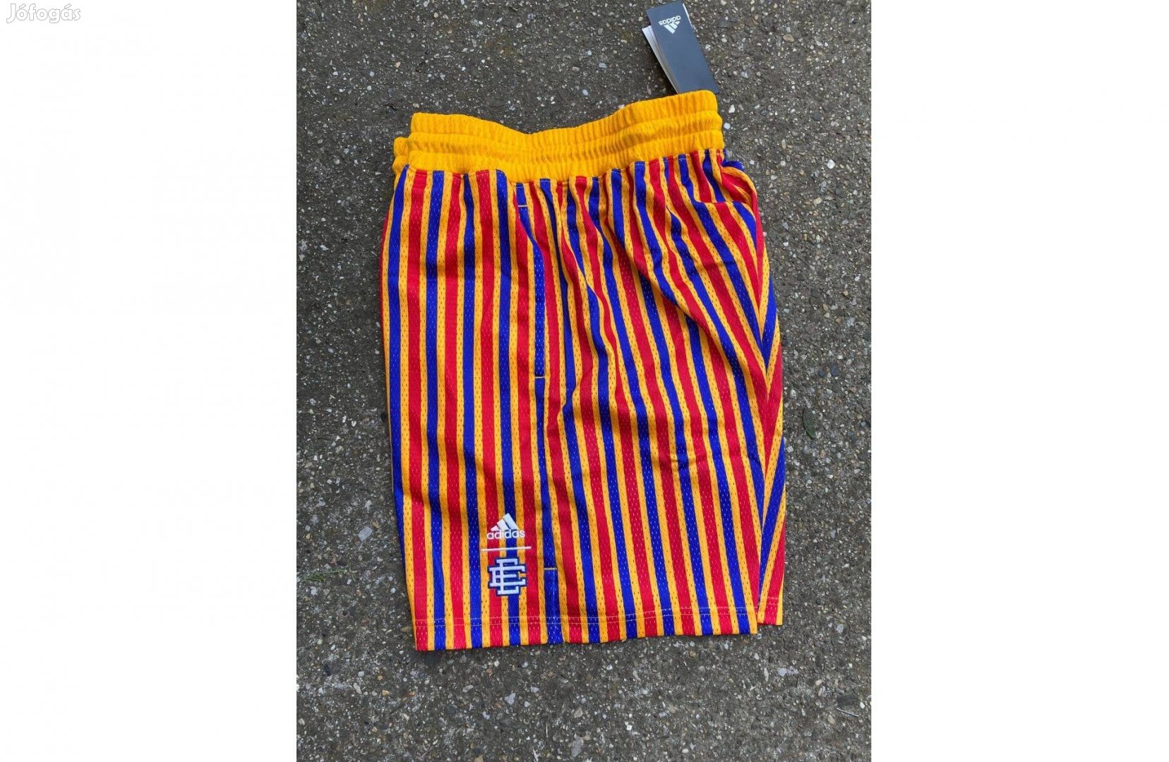 Új Adidas Eric Emanuel X McDonald's Kosárlabda Short L