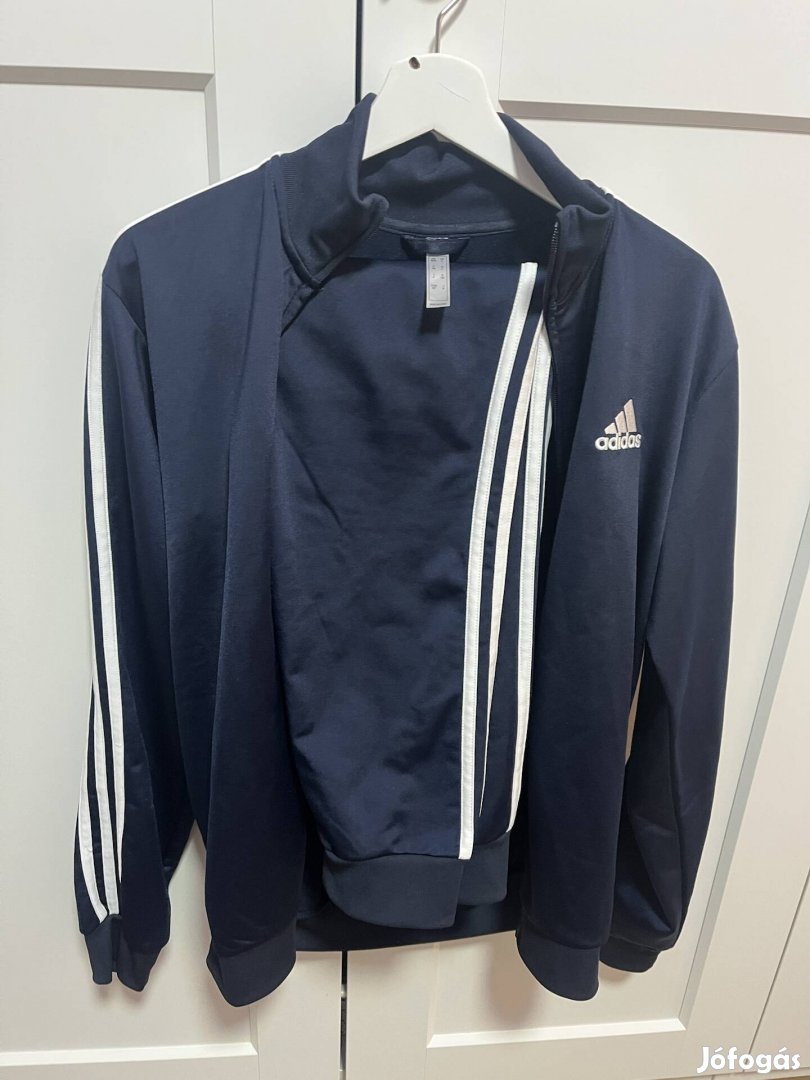 Új Adidas Essentials 3 stripes férfi melegítő tréningruha S méret