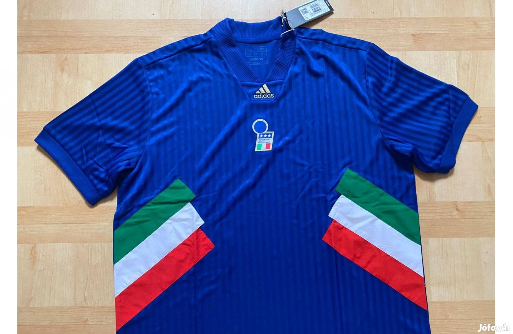 Új Adidas Férfi Olaszország Retro Mez L-es