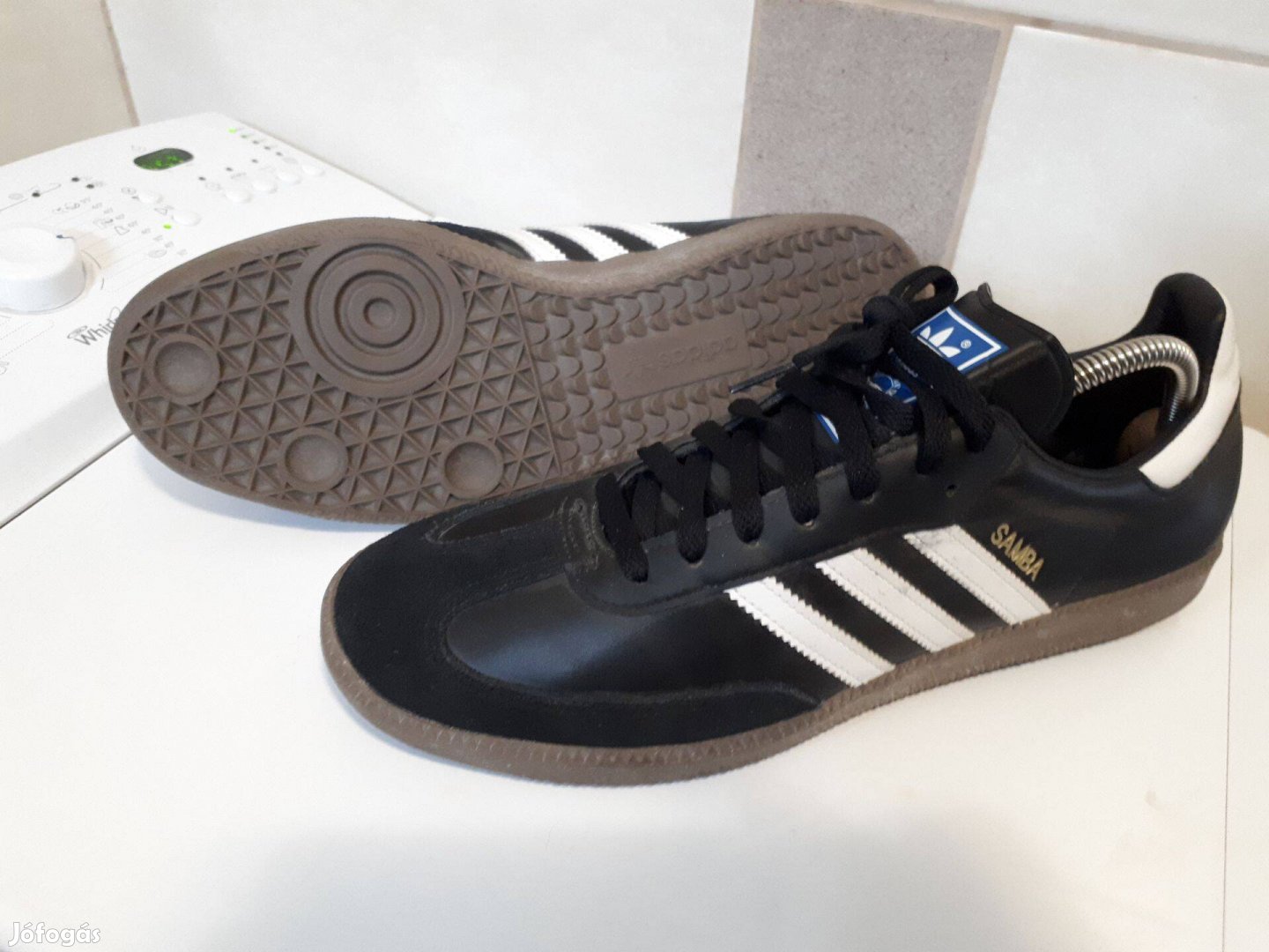 Új Adidas Samba 44 2/3 bőrcipő sport