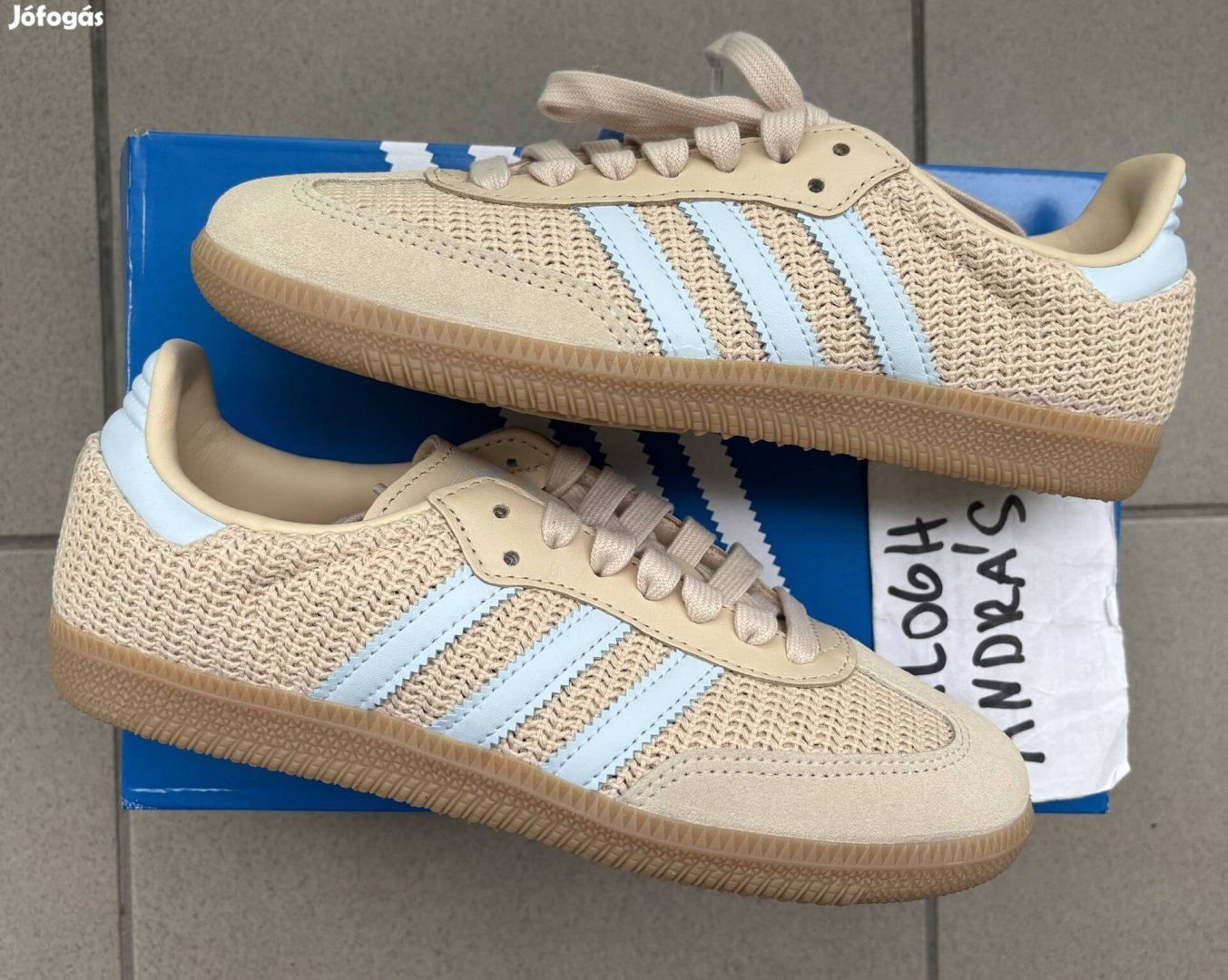 Új Adidas Samba OG! "Sanda Strata Sky Tint"-37-41Eu cipő!
