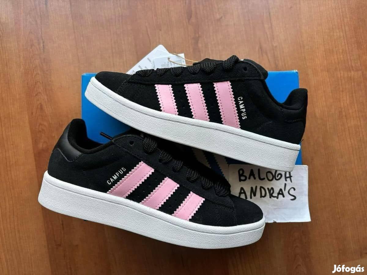 Új Adidas campus 00S "black pink"-37-40Eu cipő!