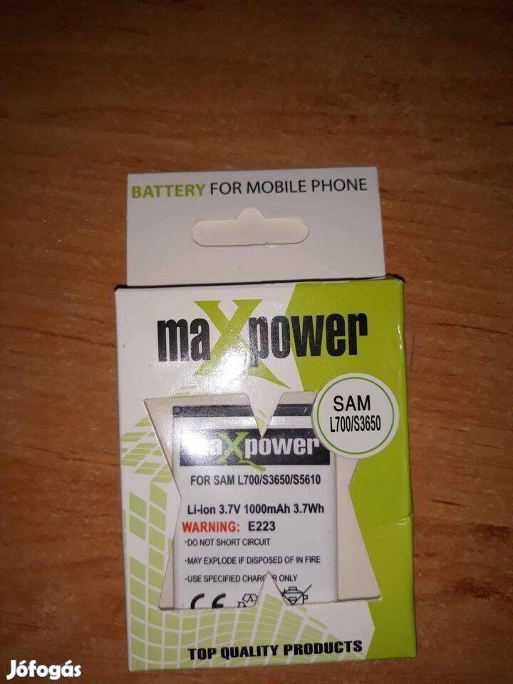 Új Akkumulátor Samsung L700S3650S5610