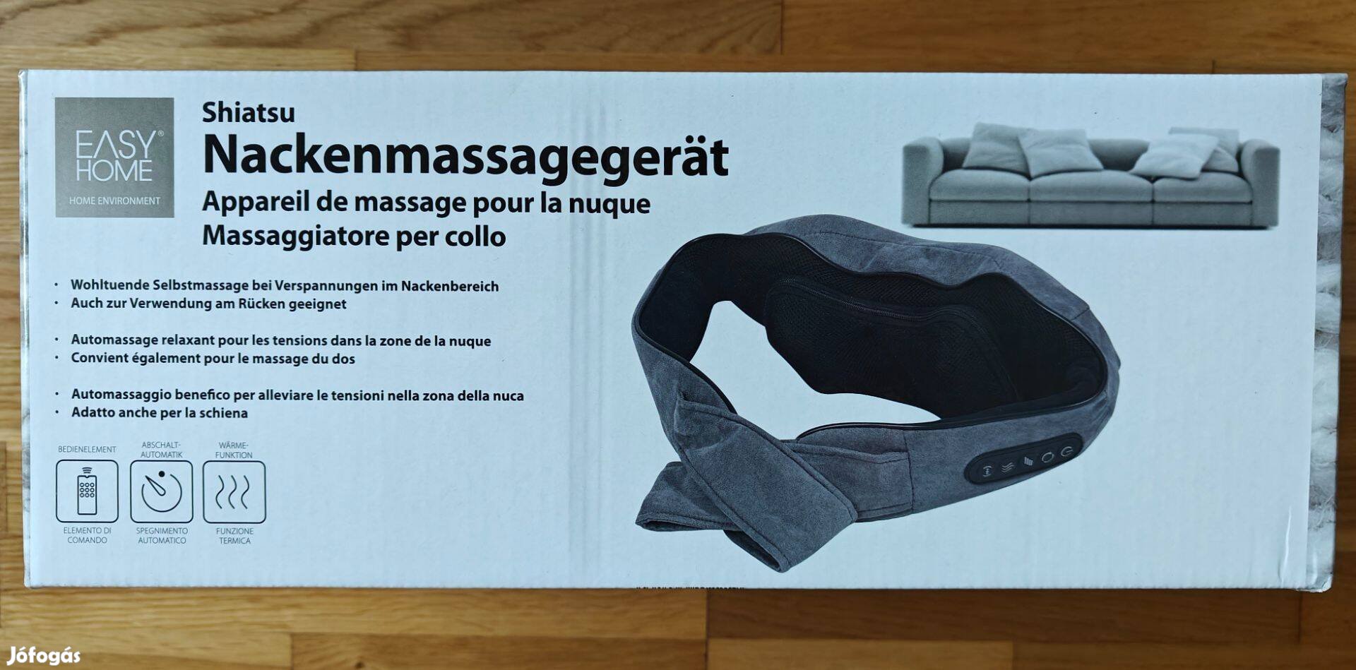 Uj Aldi Easyhome Shiatsu nyak masszírozó 3 év garival nyakmasszírozó