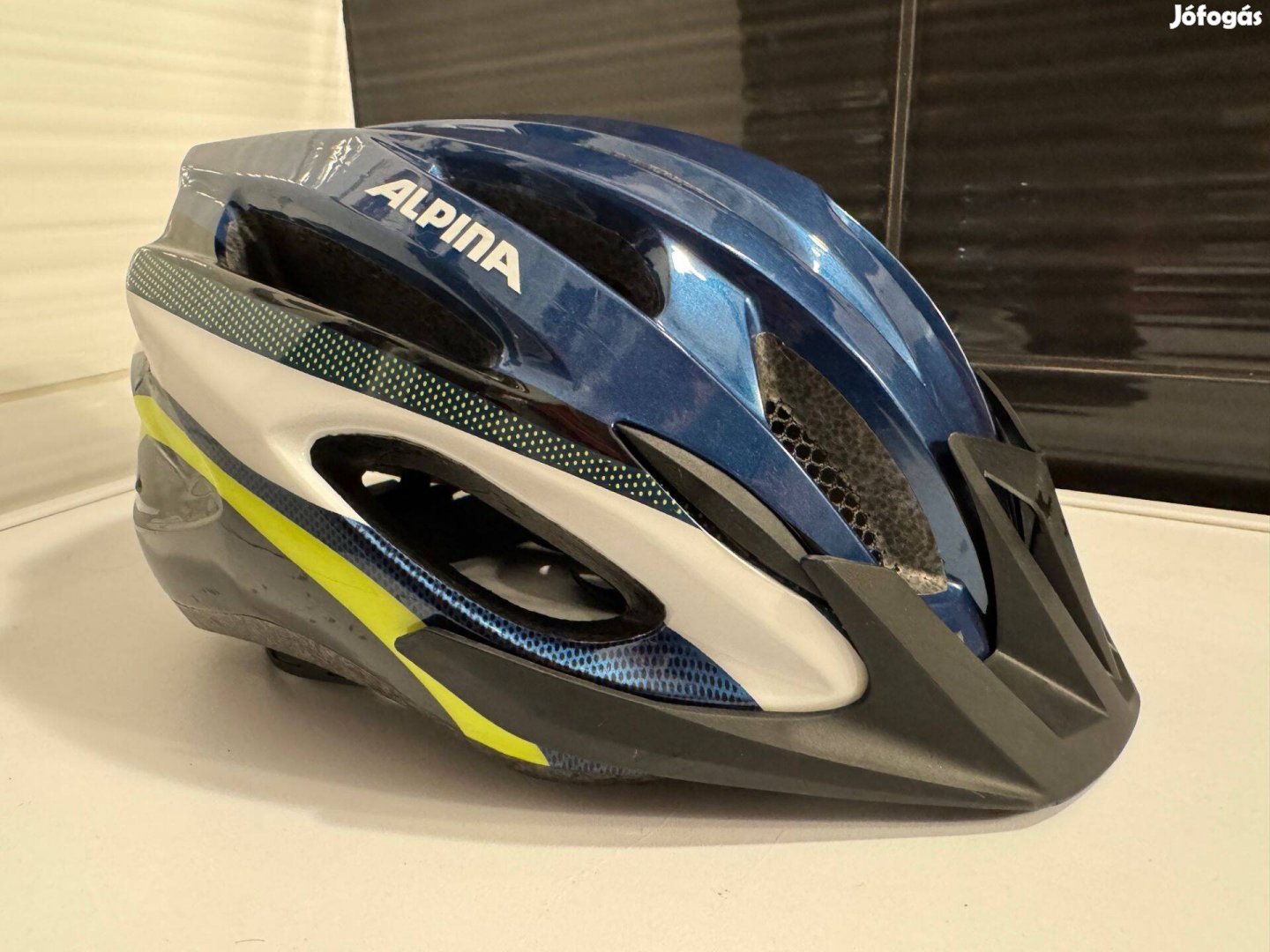 Új Alpina MTB17 Kerékpáros Sisak 58-61 cm védősisak biciklis sisak