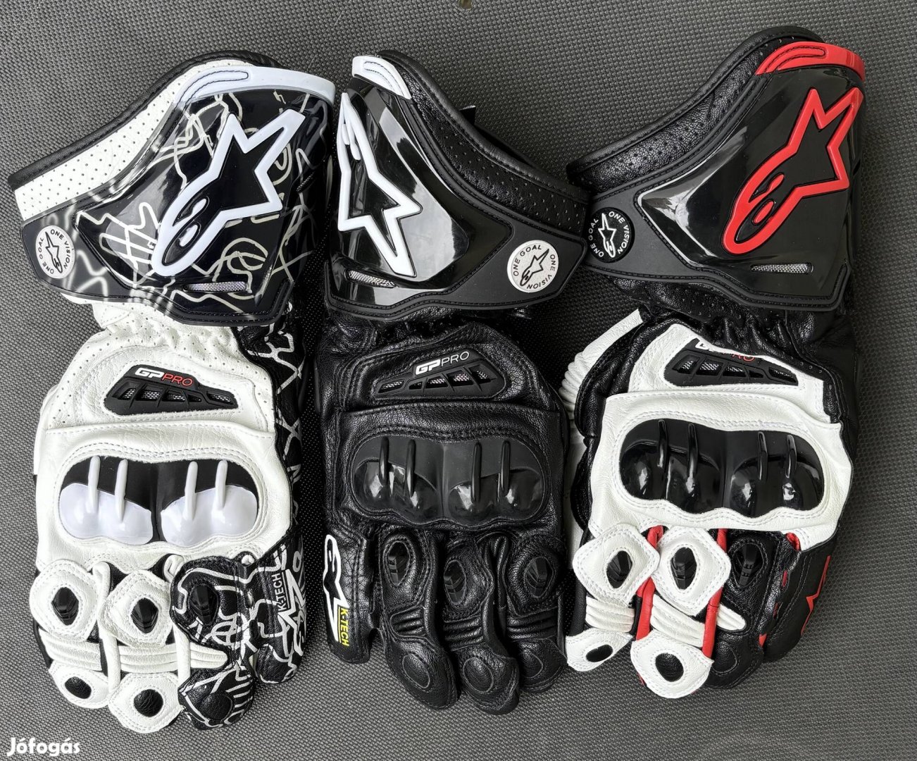 Új Alpinestars Gp Pro hosszú motoros kesztyű-L-XL !