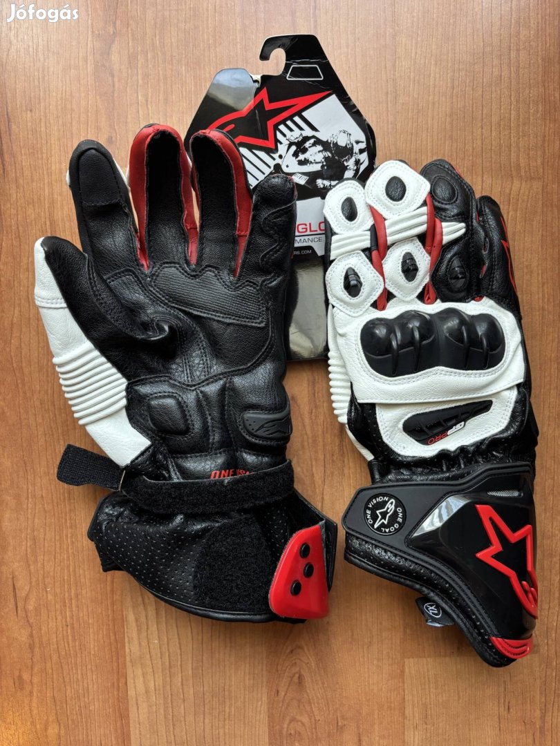 Új Alpinestars Gp Pro hosszú motoros kesztyű-XL!