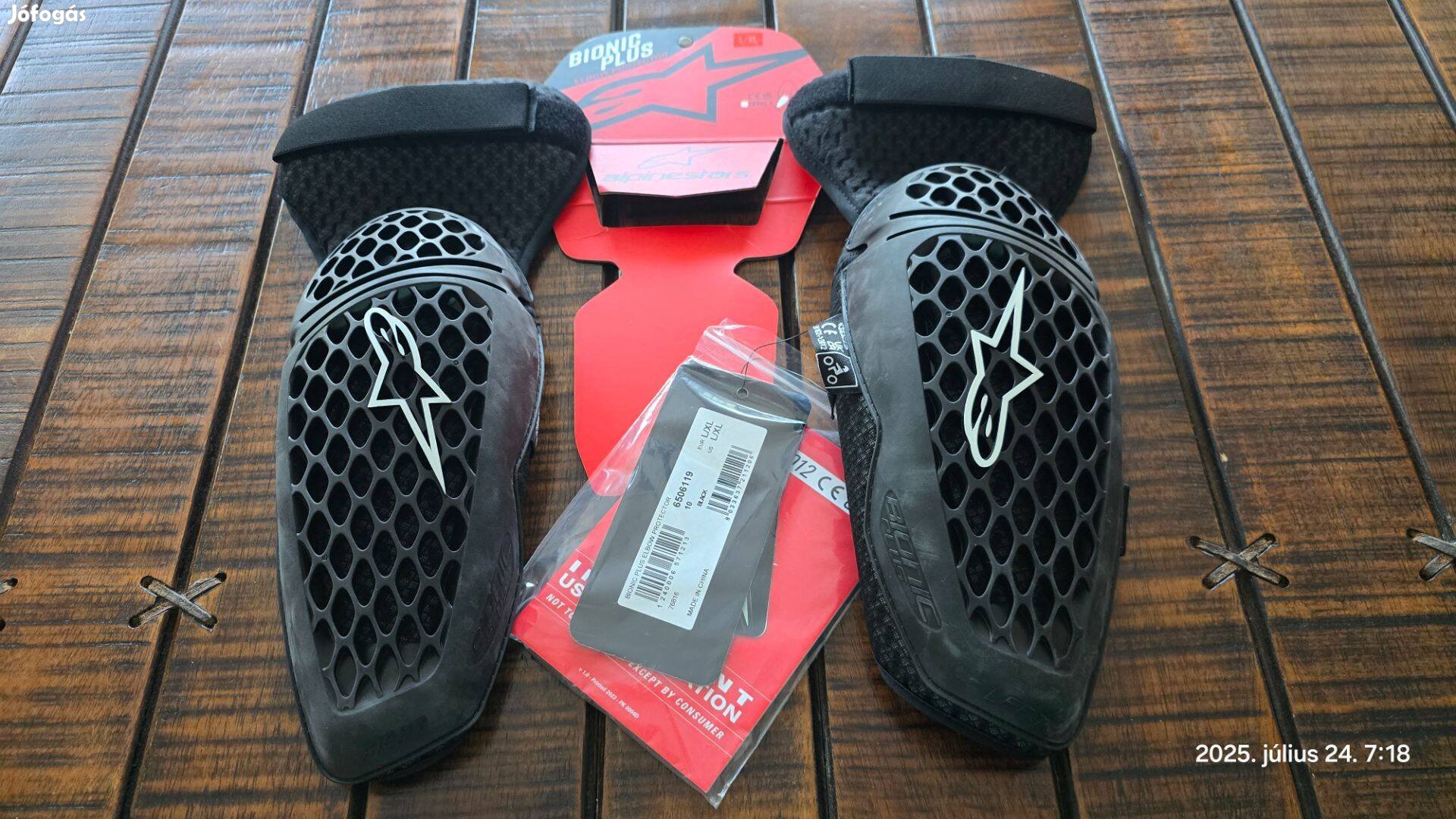Új Alpinestars könyökvédő, könyök protektor