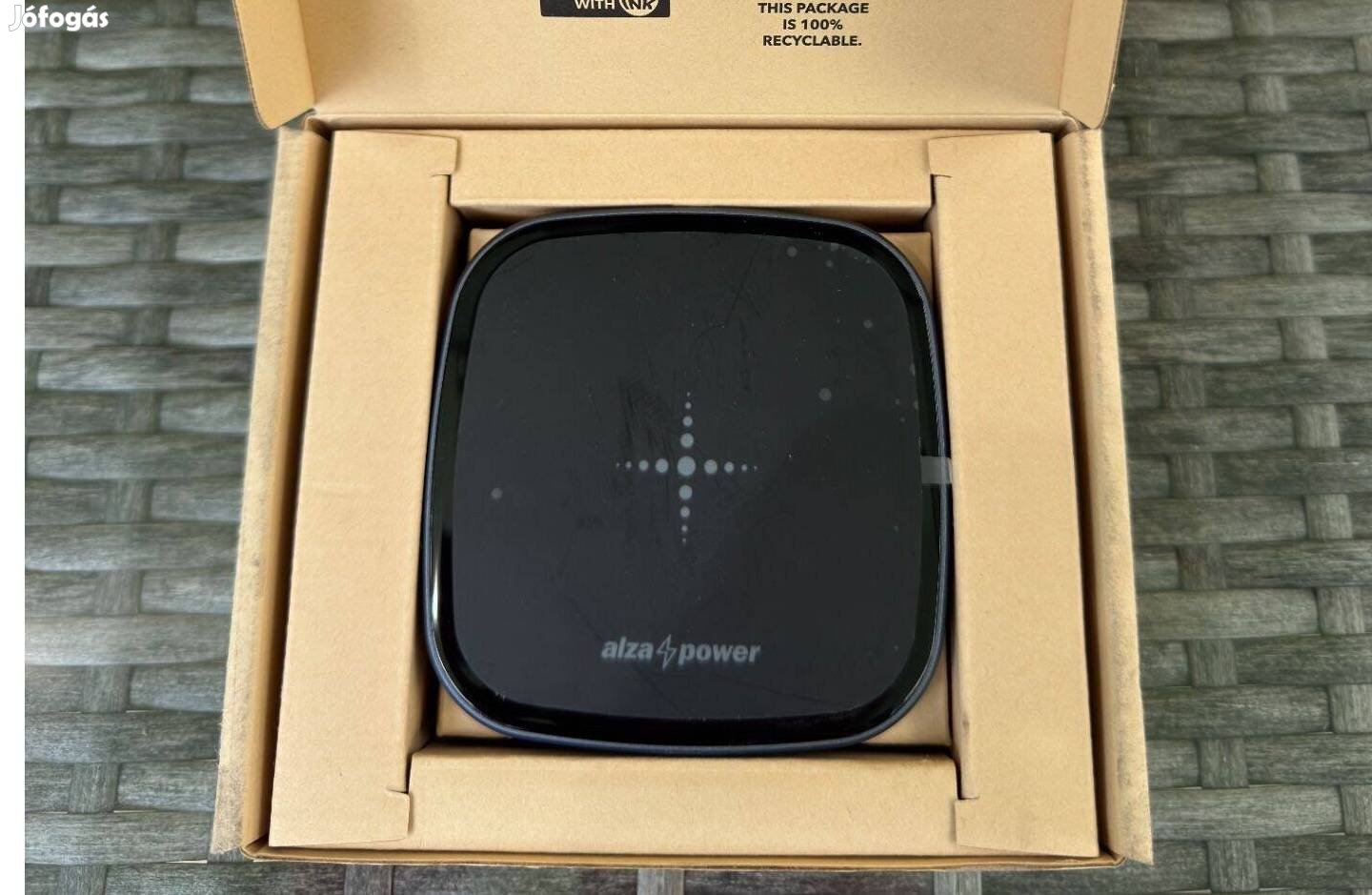 Új Alzapower WC150 Premium Wireless Fast Charger 15W fekete Töltő