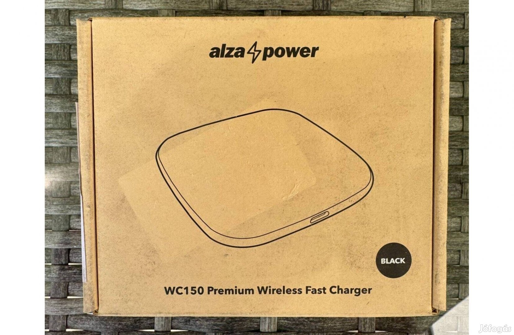 Uj Alzapower WC150 Premium Wireless Fast Charger 15W fekete Tolto