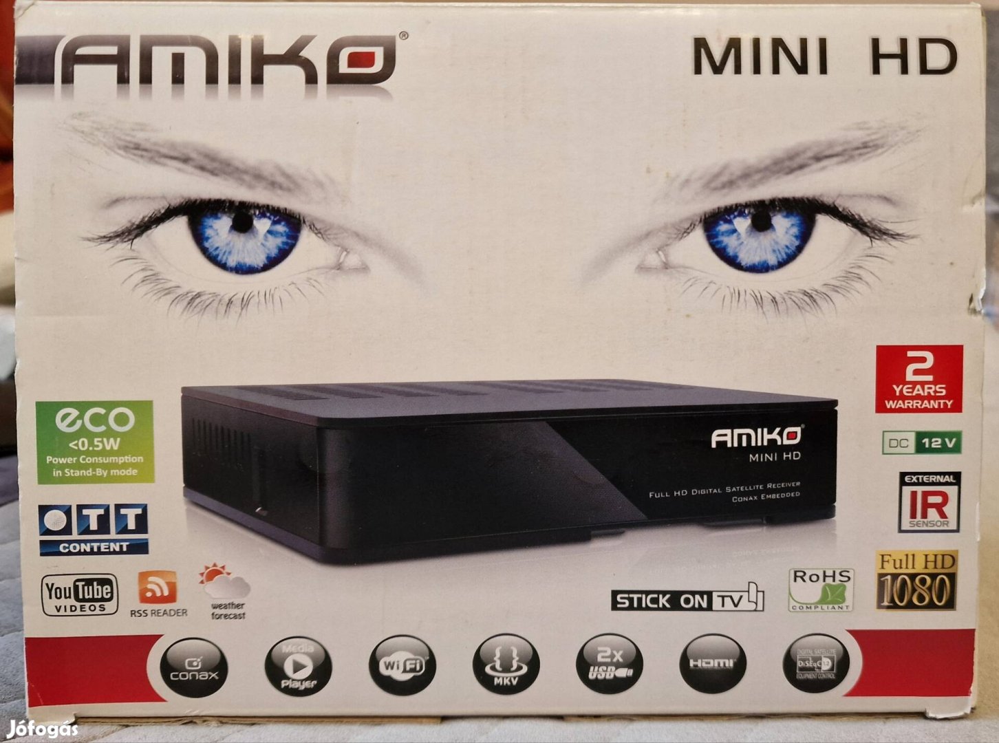 Új Amiko Mini HD conax-os műholdvevő eladó