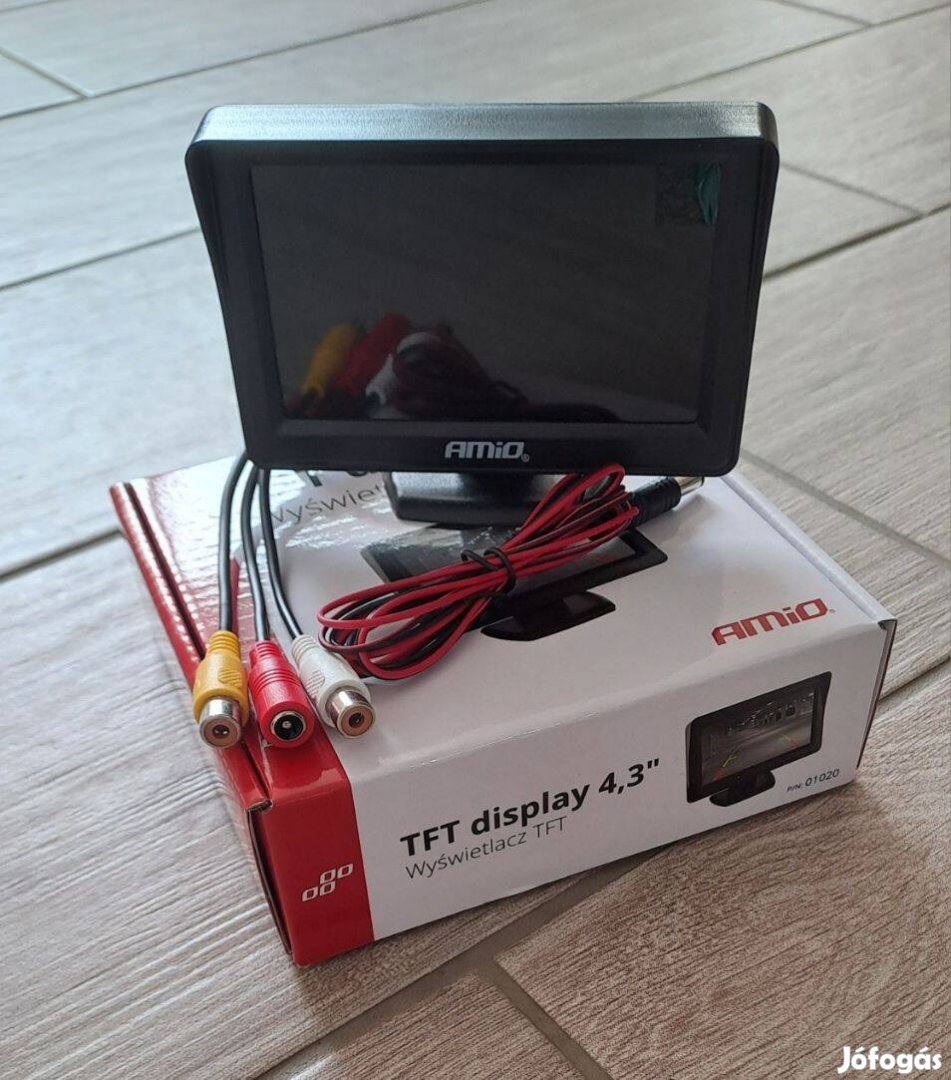 Új Amio TFT 4,3 monitor tolatókamerához