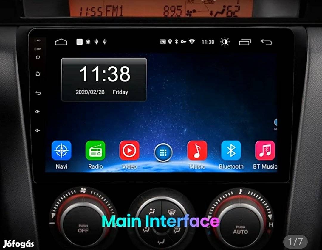 Új Android Mazda 2 3 5 6 cx5 cx7 autó multimédia GPS hifi Rádió