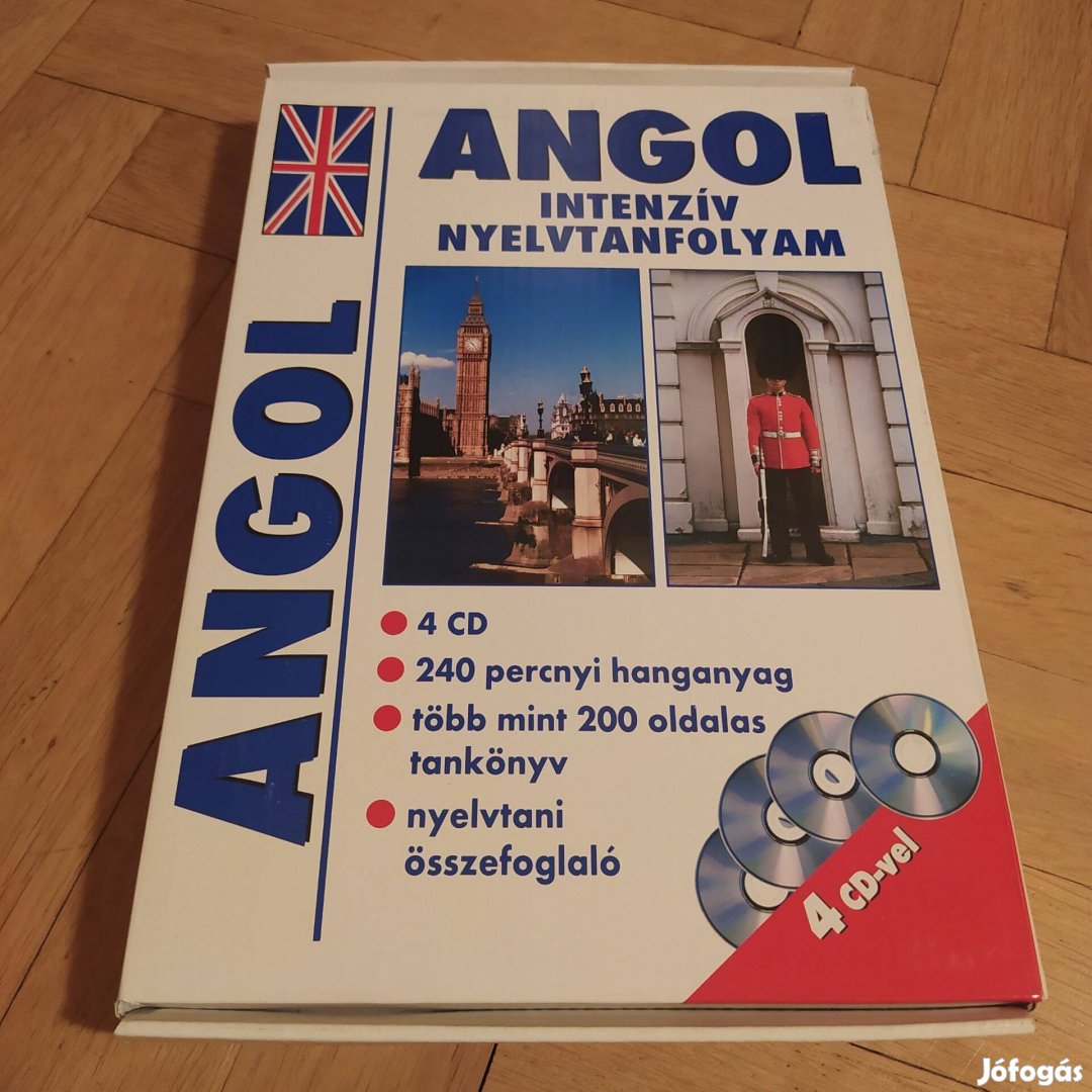 Új Angol intenzív nyelvtanfolyam, 4 CD