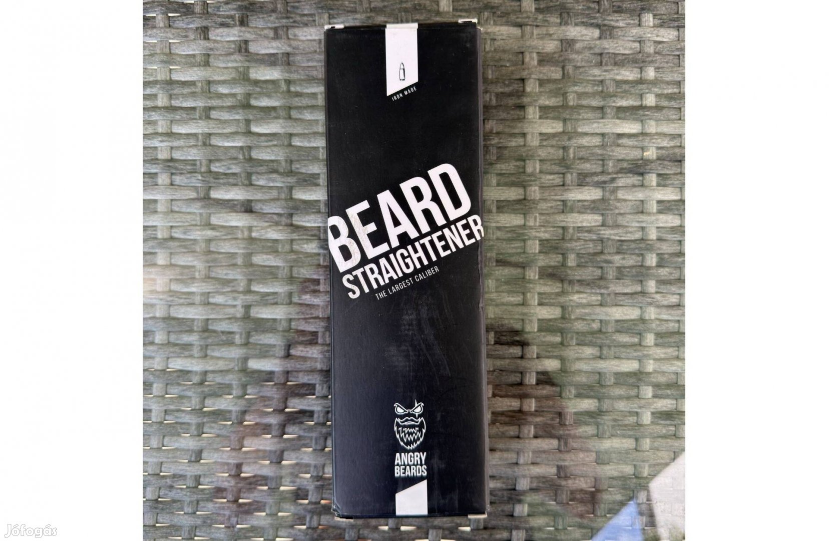 Új Angry Beards Beard Straightener Szakáll Egyenesítő Vasaló + Balzsam