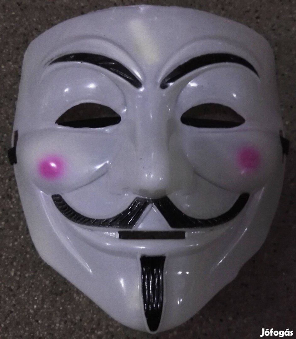 Új Anonymous álarc Guy Fawkes Vendetta maszk
