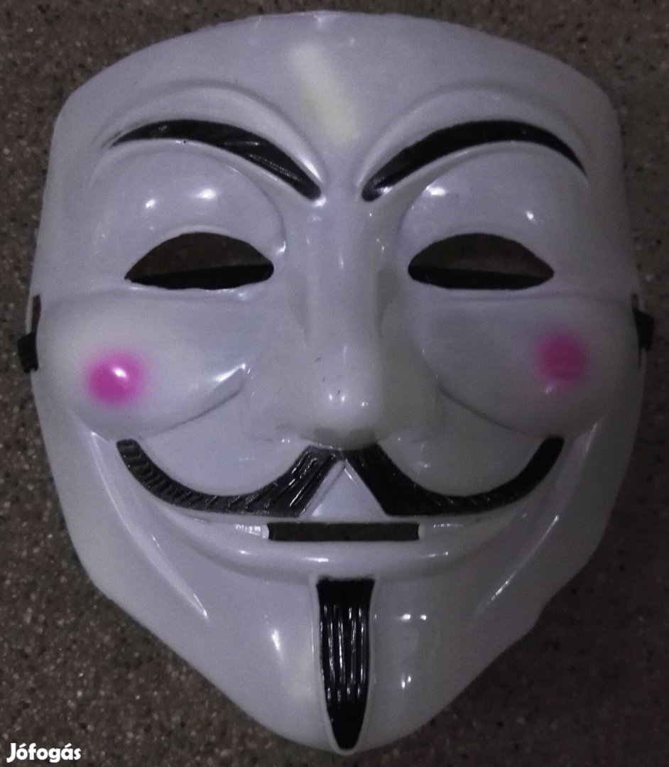 Új Anonymous álarc Guy Fawkes Vendetta maszk