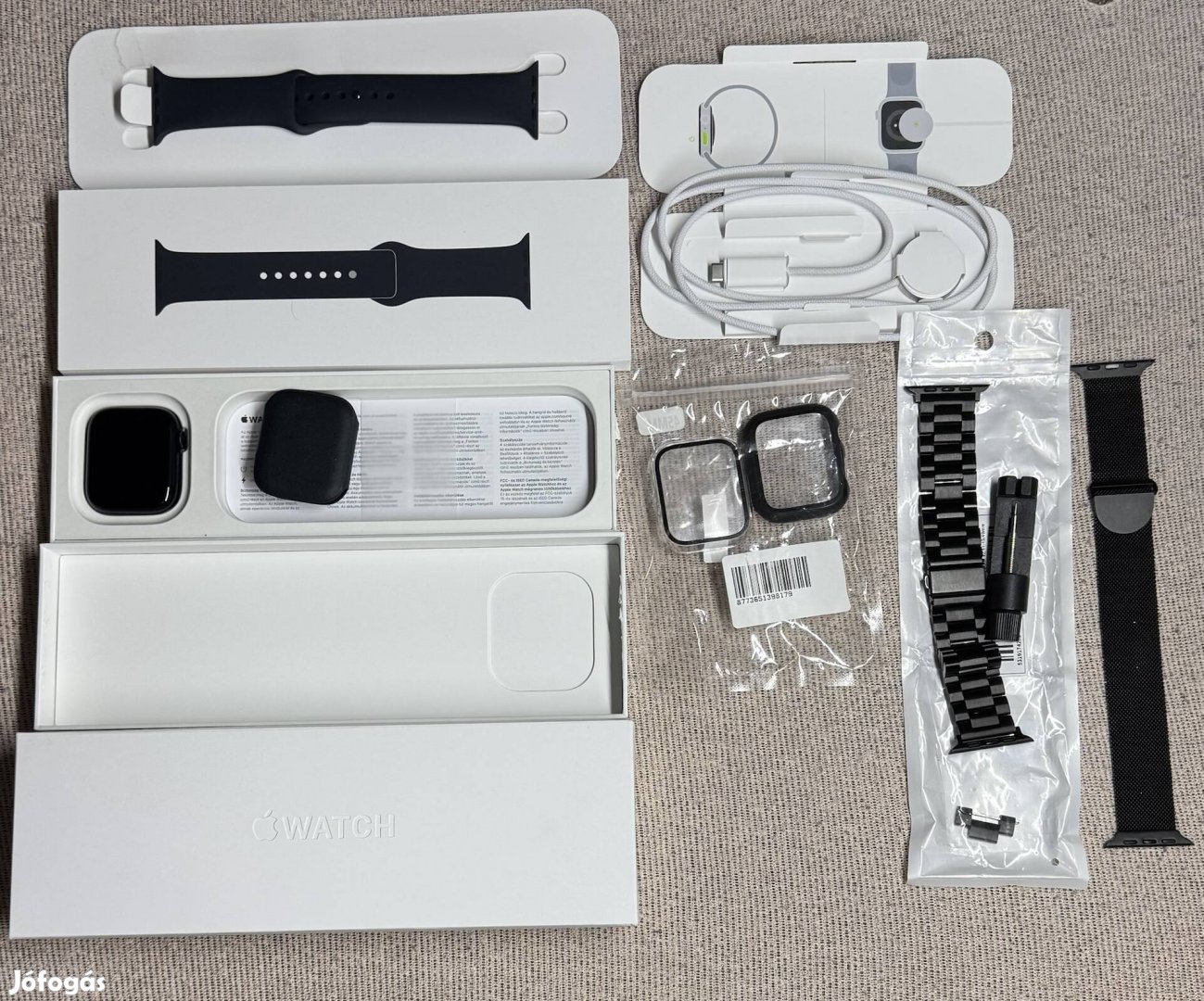 Új Apple Watch 9 Series 45mm 2év garancia