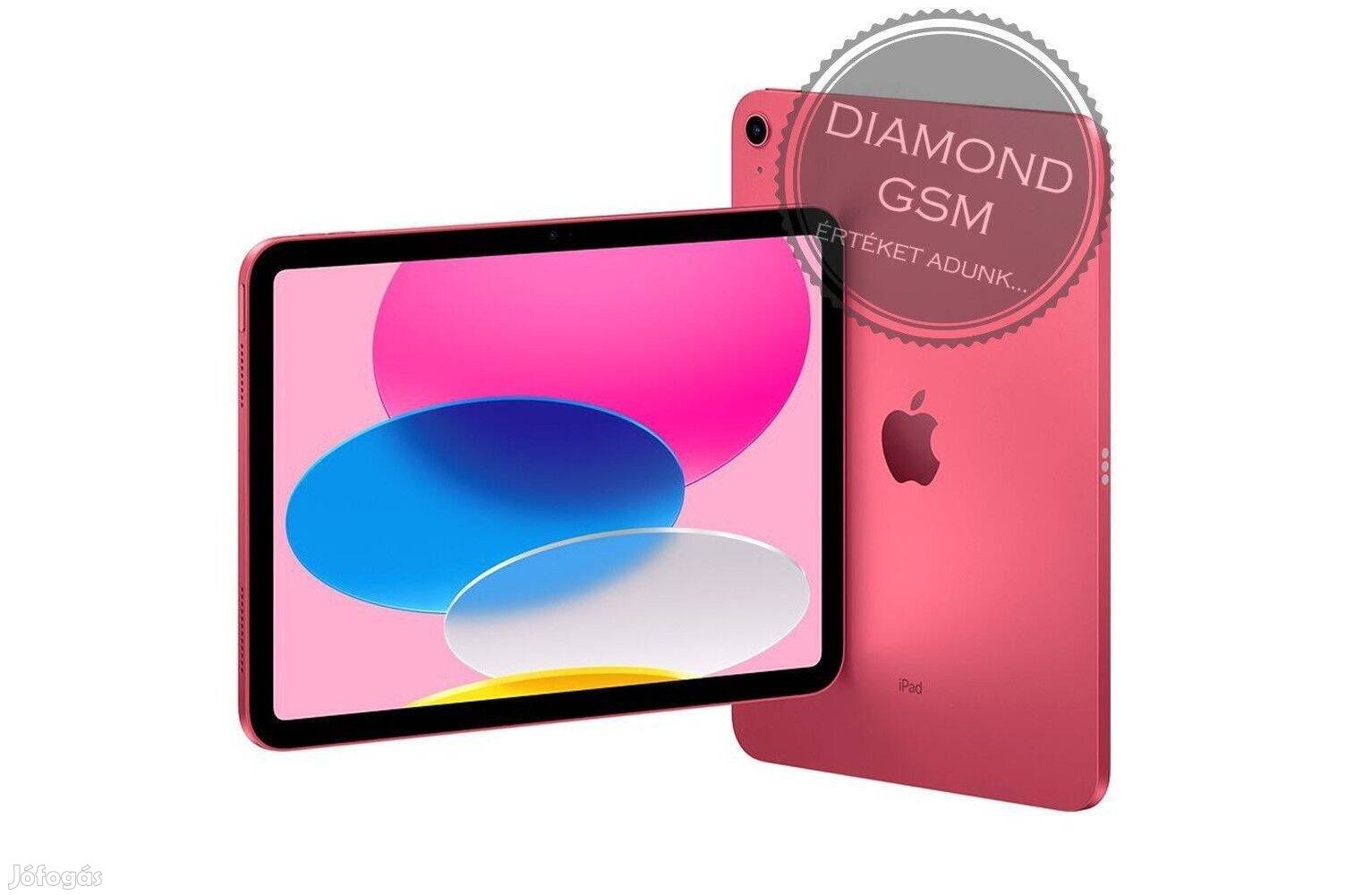 Új Apple ipad 10.9 2022 (10.Gen) 64GB WiFi Pink színben,