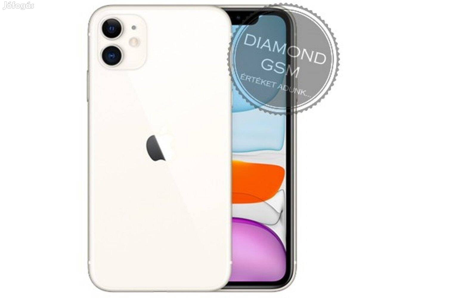 Új Apple iphone 11 64 GB, Fehér színben, gyári