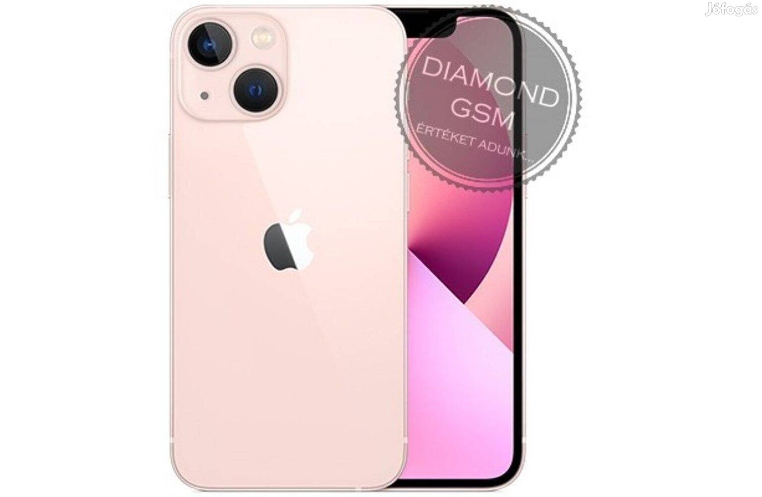 Új Apple iphone 13 128 GB, Rózsaszín színben,