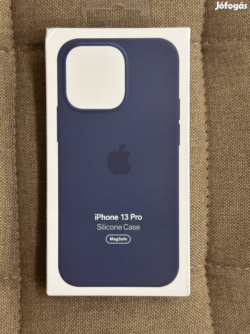 Új Apple iphone 13 Pro magsafe szilikontok szilikon tok abyss blue