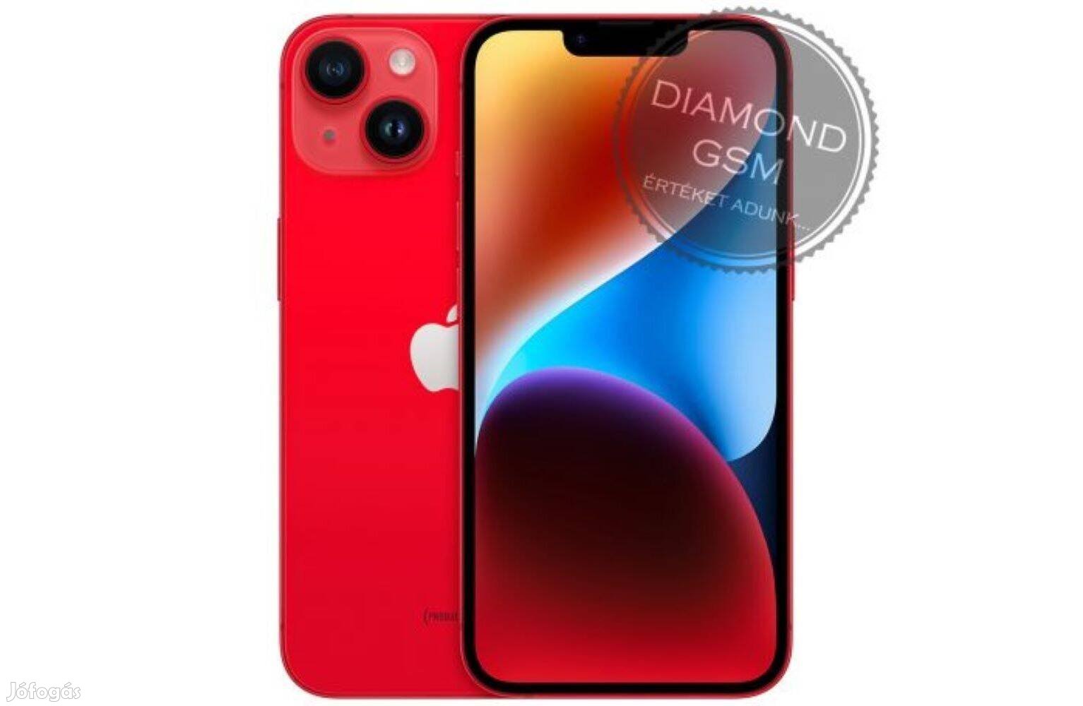 Új Apple iphone 14 128 GB, Piros színben, gyári