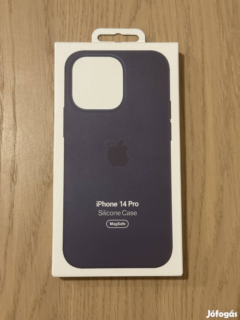 Új Apple iphone 14 Pro magsafe szilikontok sötétkék 