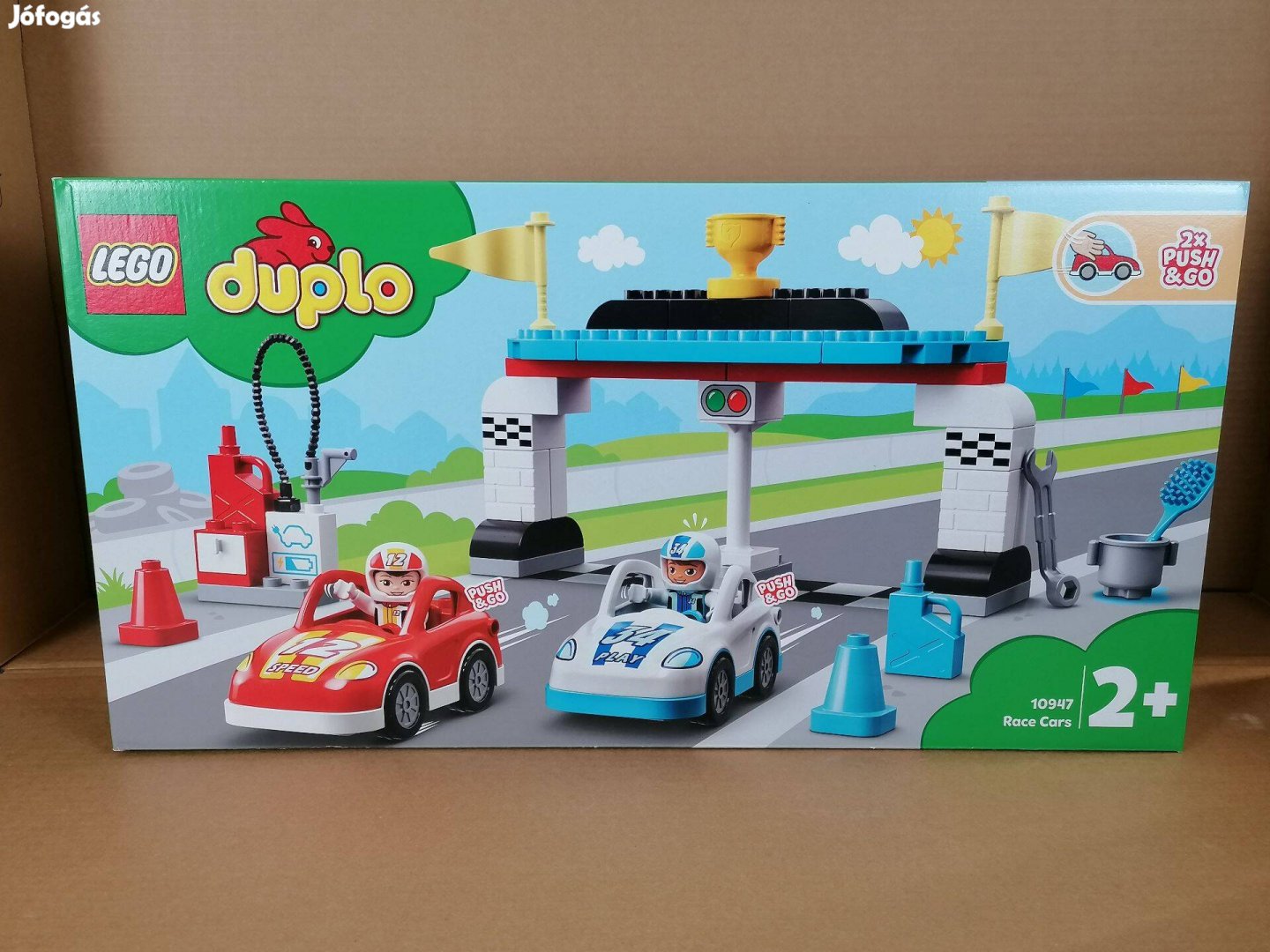 Új Ár alatt LEGO Duplo 10947 - Versenyautók eladó!