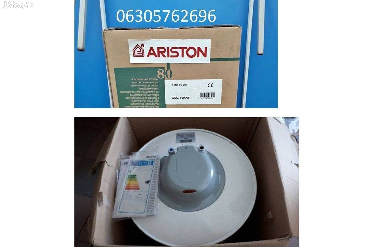 Új Ariston 50-80-100 L bojler villanybojler 3 év garancia+szerelés
