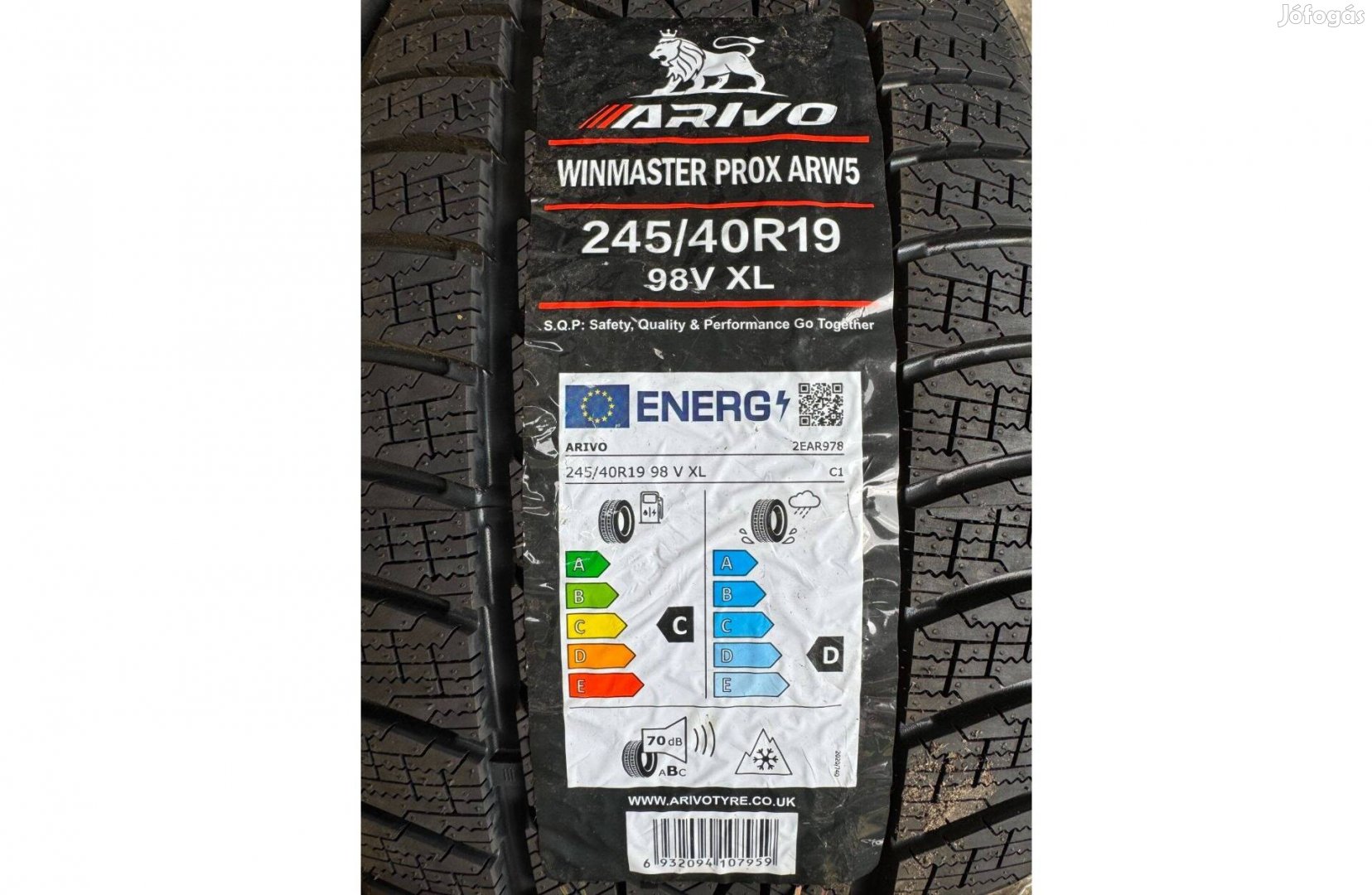 Új Arivo 245/45R17 V Winmaster Prox ARW 3 XL Téli Gumi Gumiabroncs