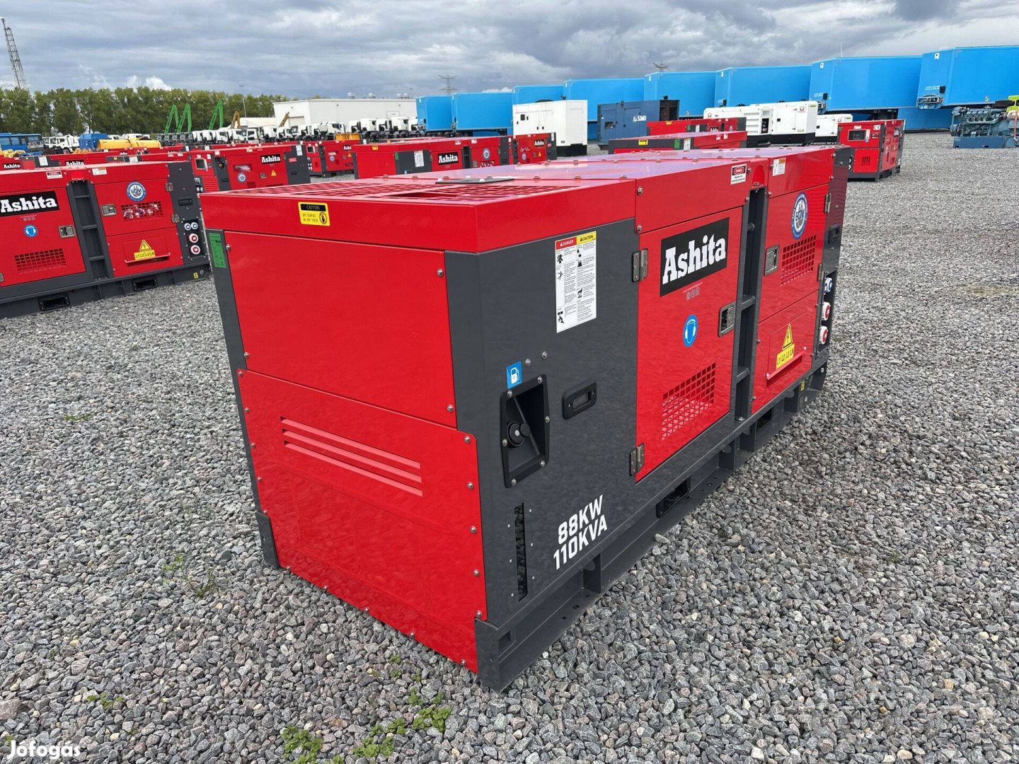 Új Ashita LG110 generátor-aggregátor