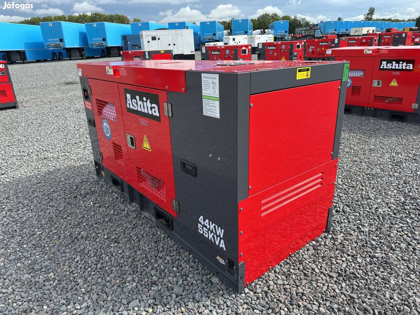 Új Ashita LG80 generátor-aggregátor