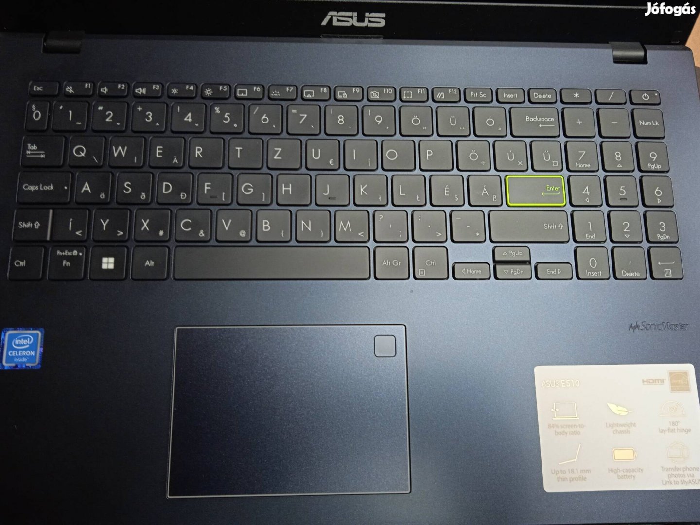 Új Asus E510m laptop notebook 