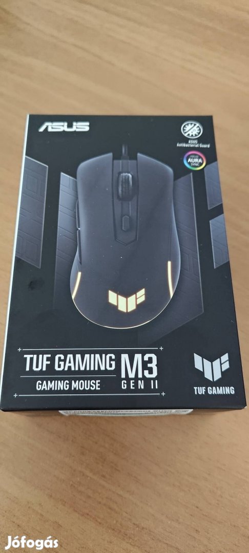 Új Asus Tuf Gaming M3 Gen II egér eladó 