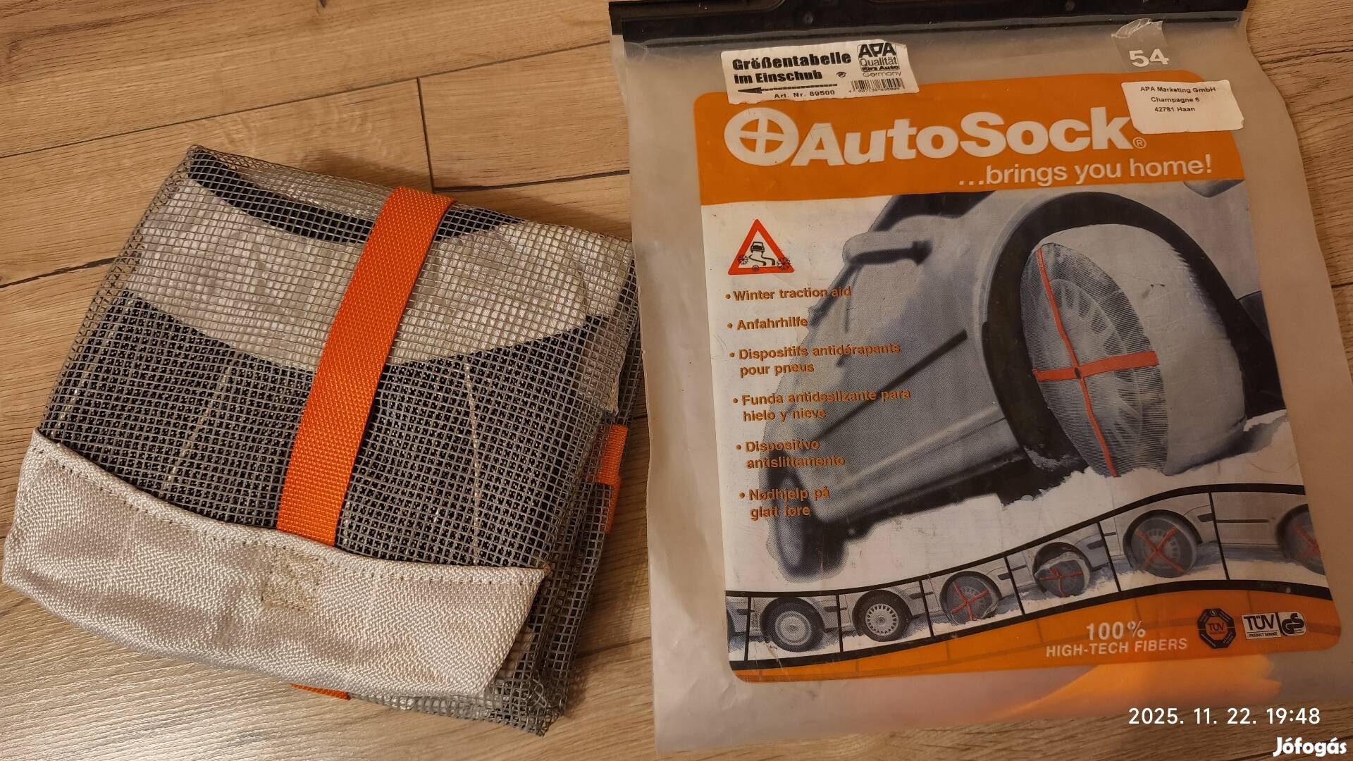 Új Autosock hózokni, hólánc helyett 54-es (540) méret lásd a leírásban