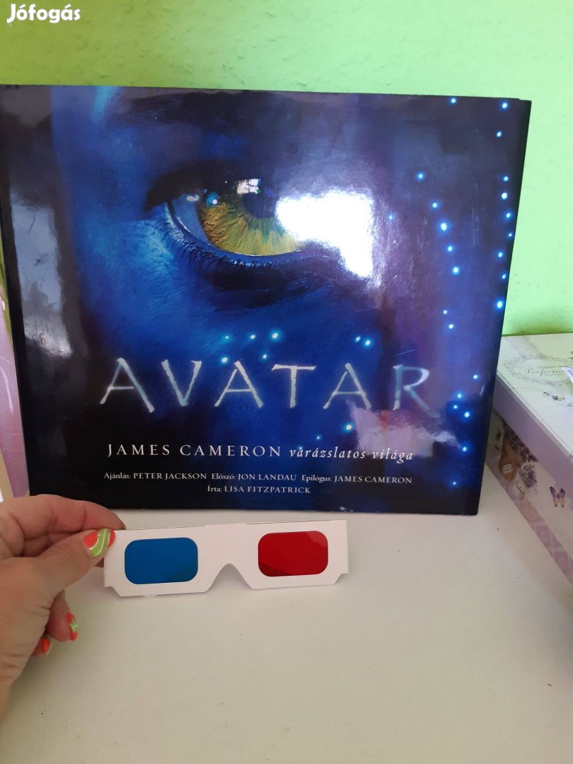 Új Avatar 3 dimenziós könyv szemüveggel (bolti ára:5000ft