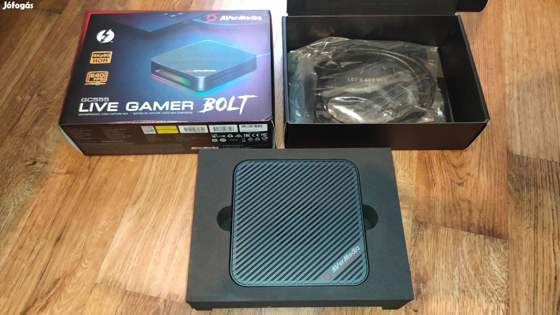 Új Avermedia Live Gamer Bolt GC555 digitalizáló kártya