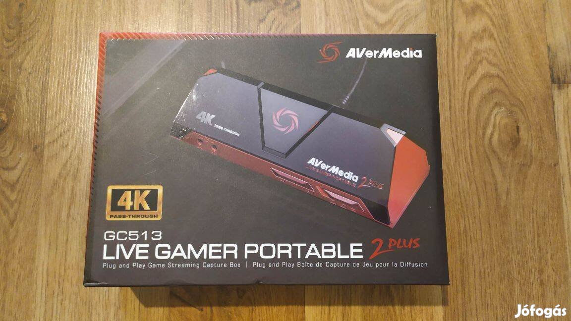 Új Avermedia Live Gamer Portable 2 Plus GC513 (61GC5130A0AH)