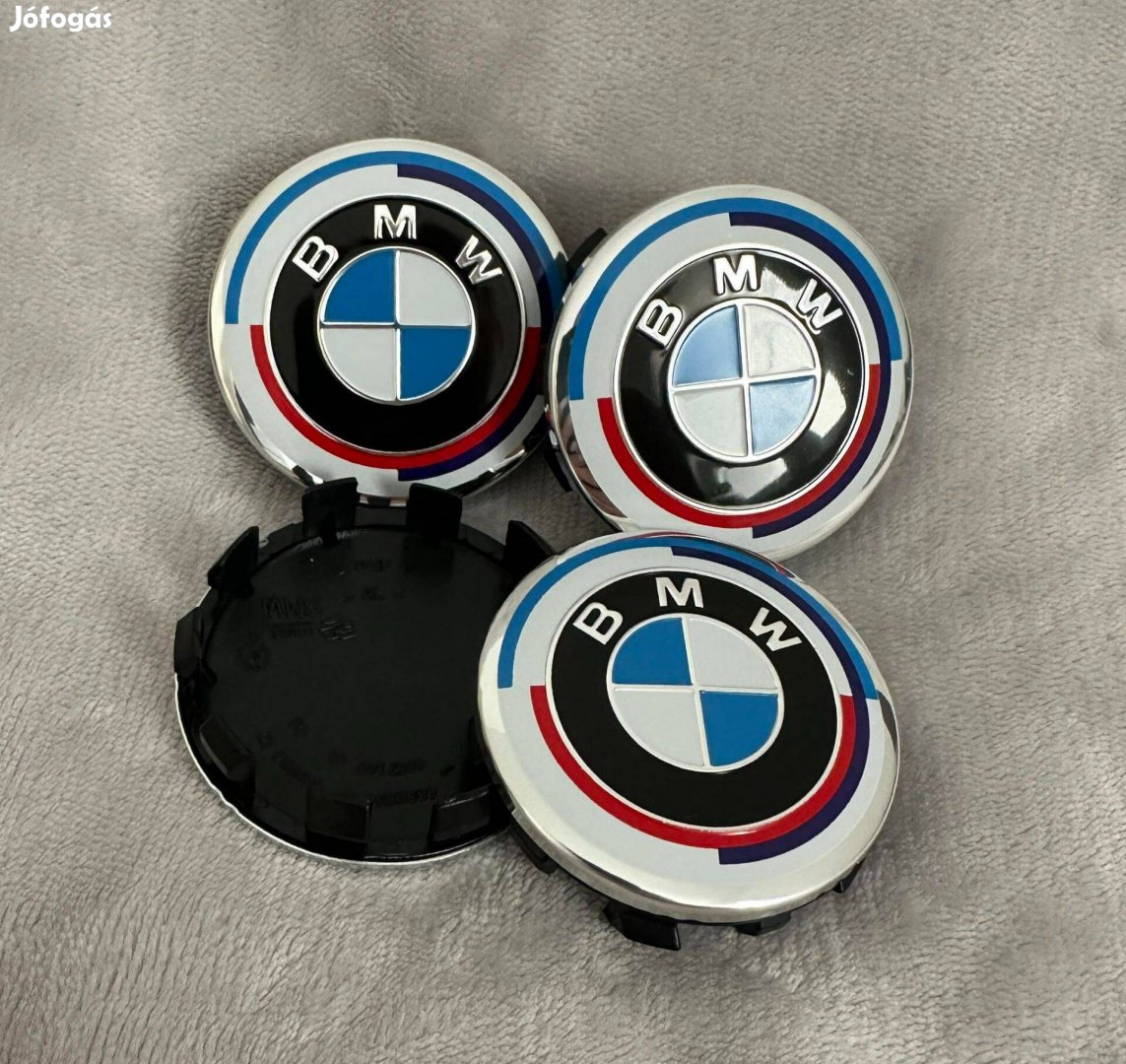 Új BMW 56mm 50th anniversary jubileumi felni alufelni kupak közép