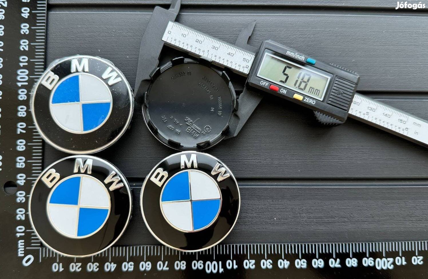 Új BMW 56mm Felni Alufelni Kupak Közép Felnikupak Embléma 6857149